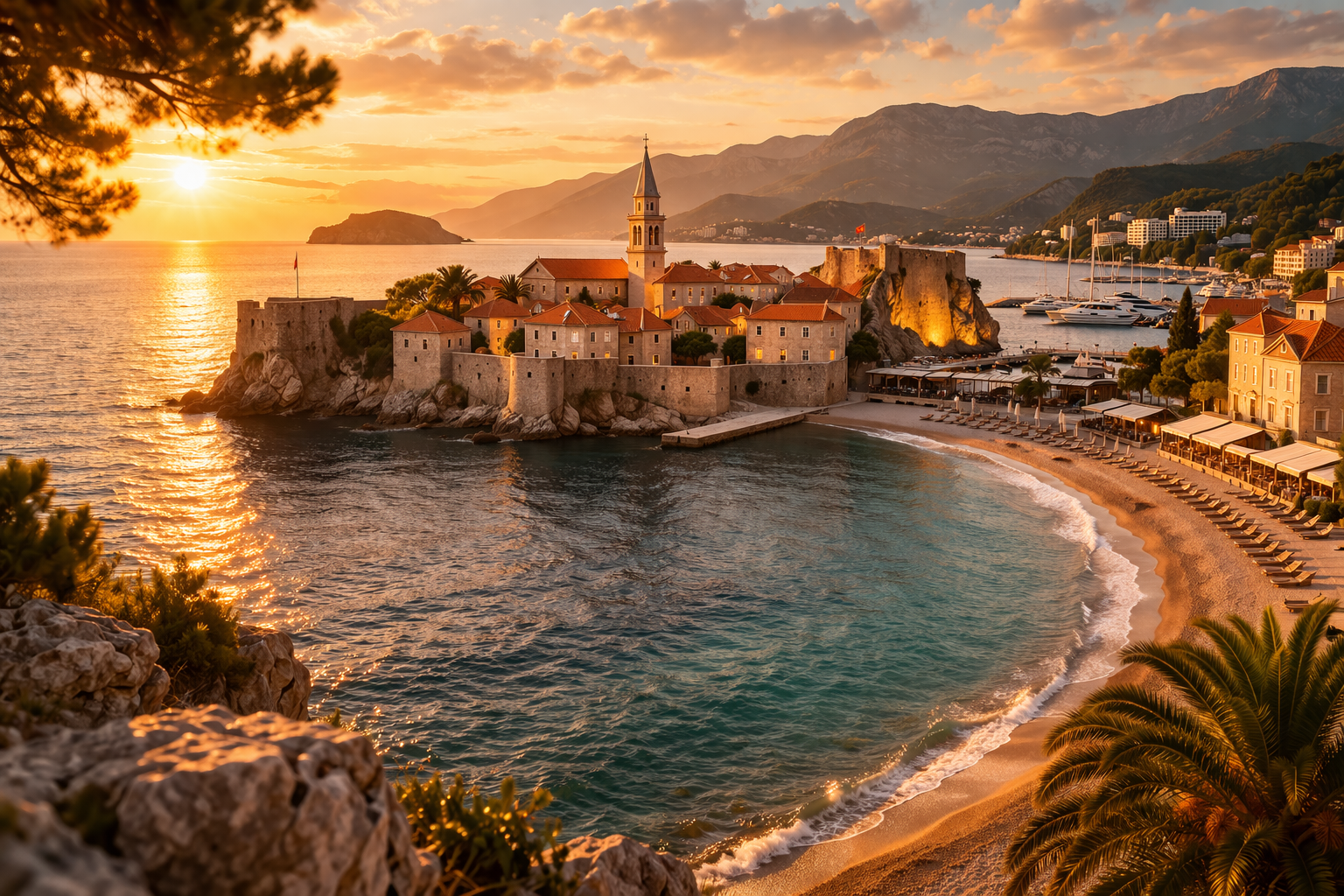 Budva skyline