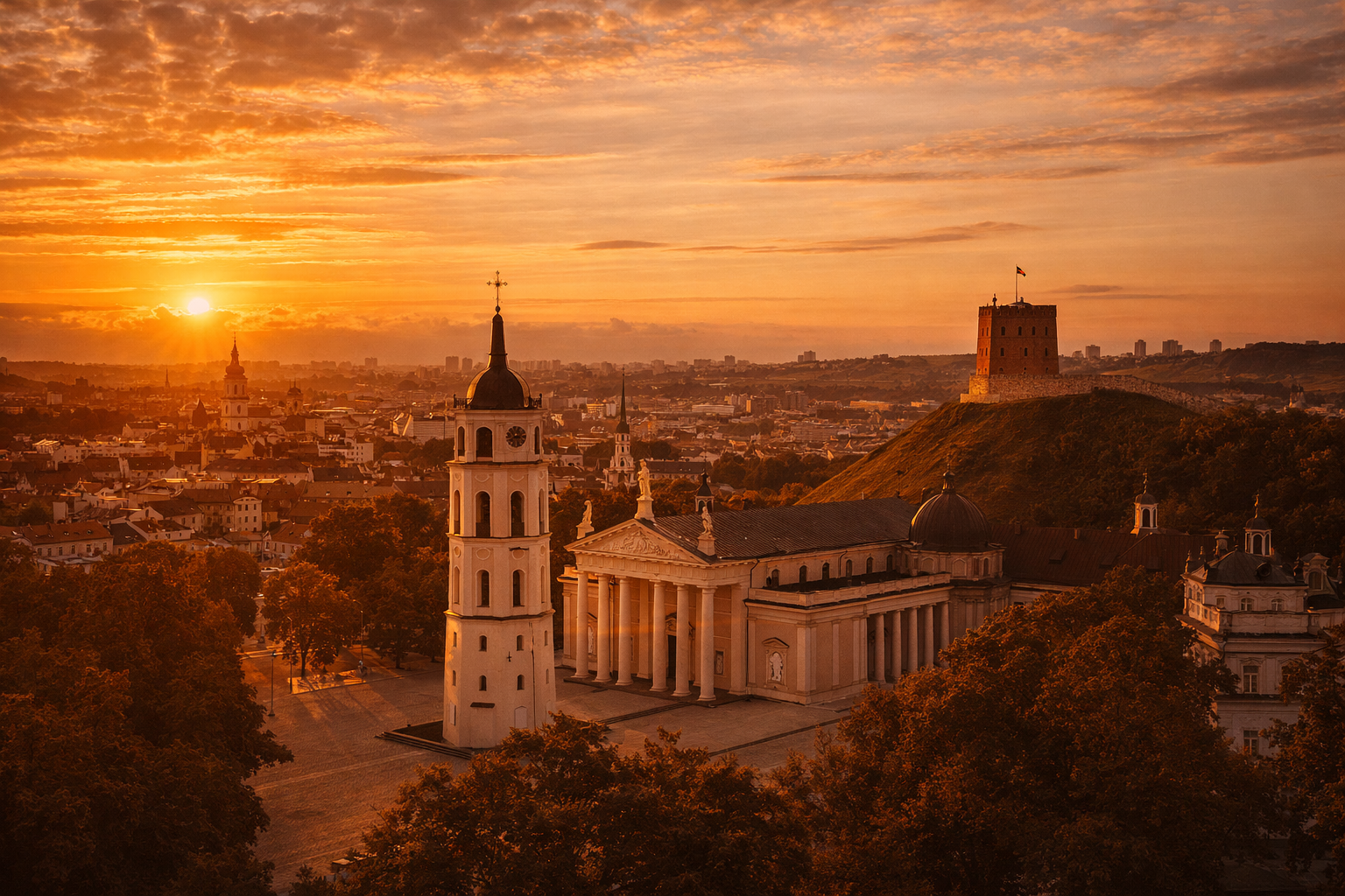 Vilnius skyline